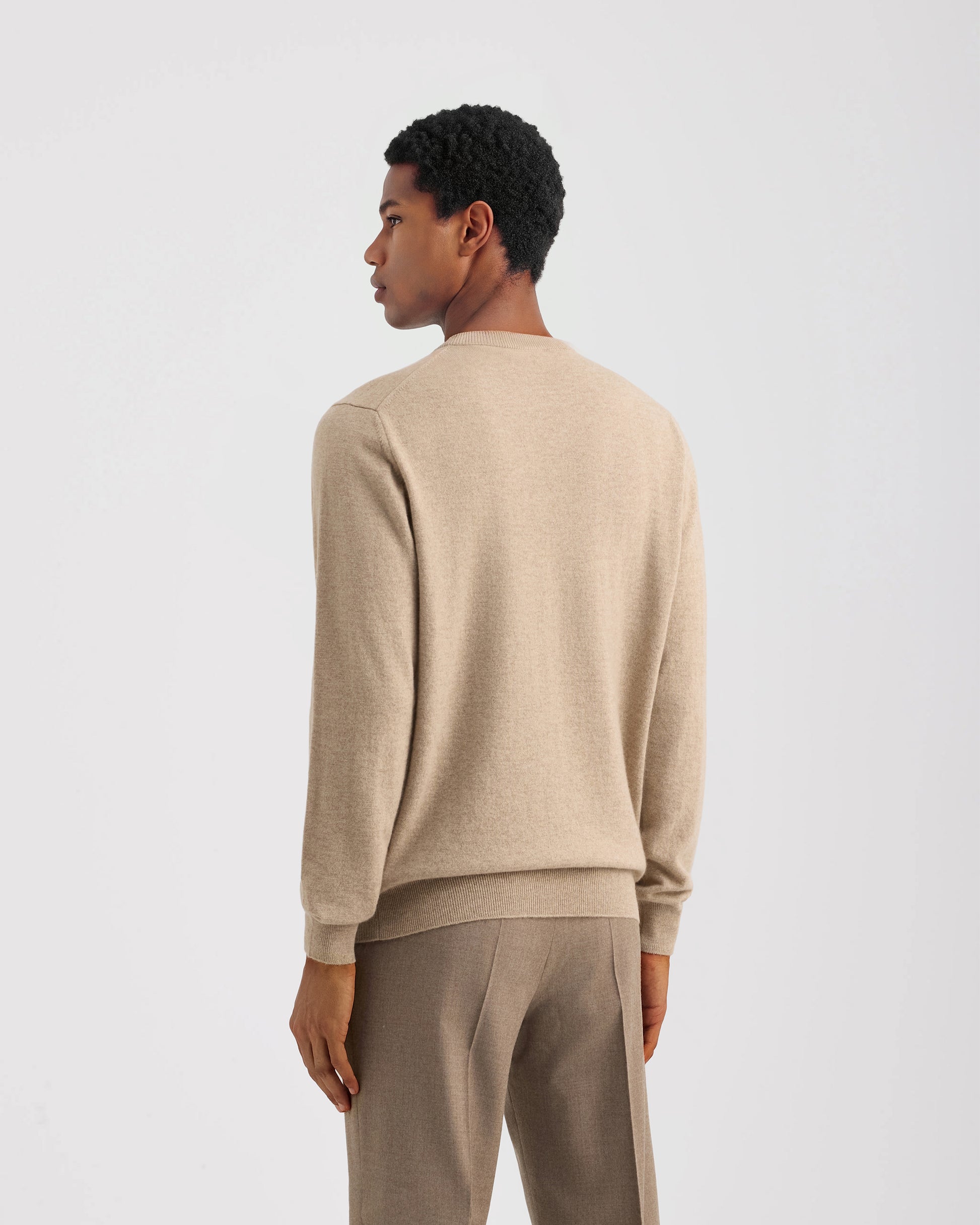 Girocollo manica lunga Beige | Filippo De Laurentiis