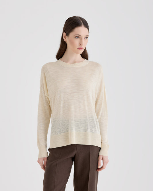 Crewneck MILK | Filippo De Laurentiis