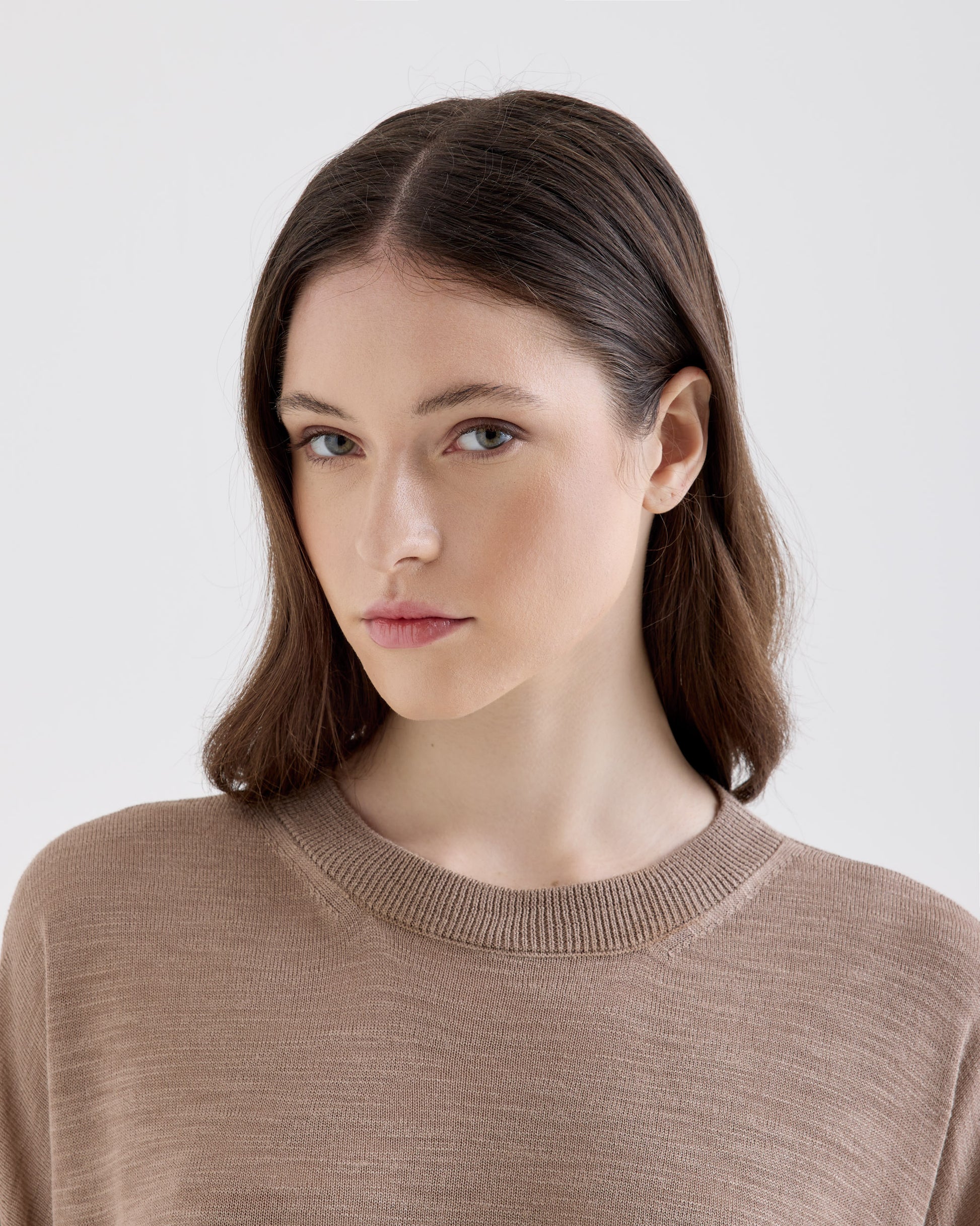 Crewneck TAUPE | Filippo De Laurentiis