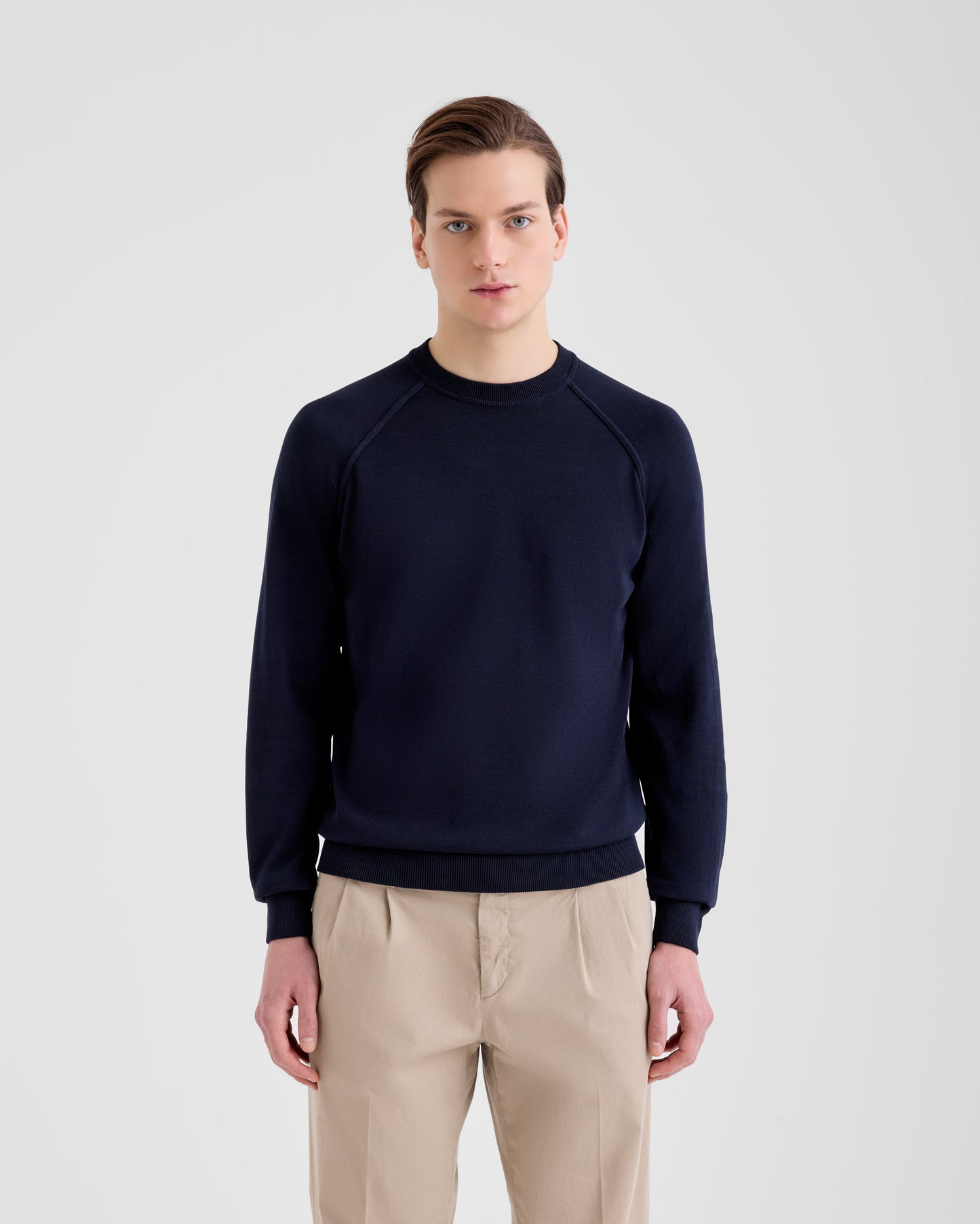 Raglan sleeve crewneck |177068|