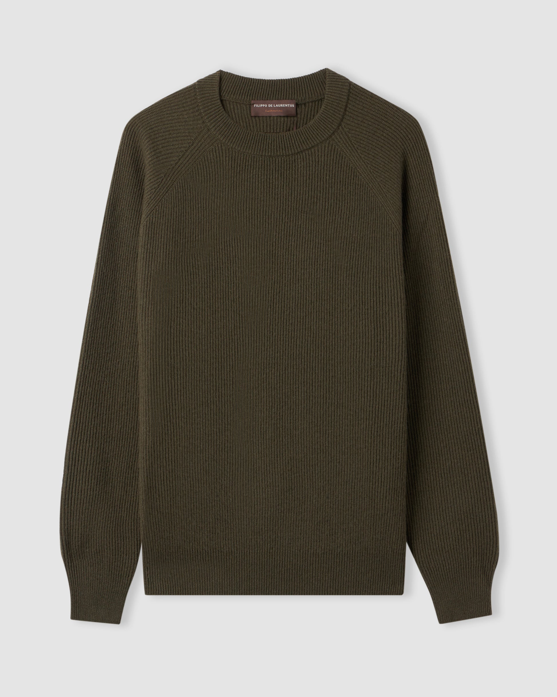 Girocollo manica lunga raglan Militare | Filippo De Laurentiis