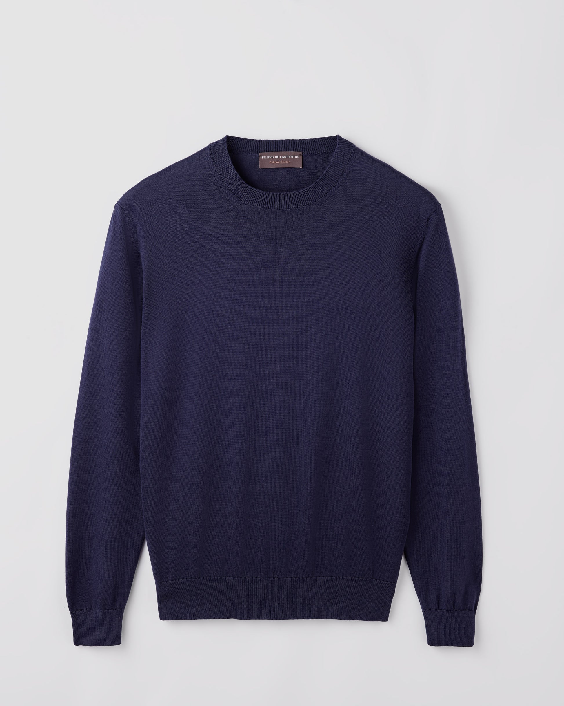 Crewneck NAVY BLUE | Filippo De Laurentiis