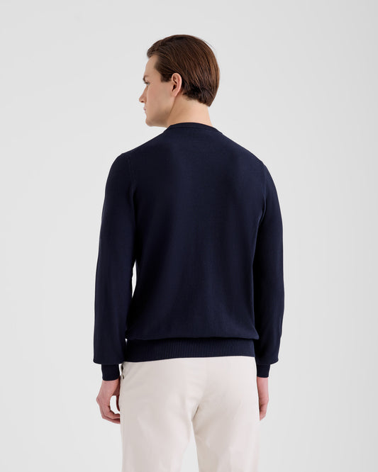 Crewneck NAVY BLUE | Filippo De Laurentiis
