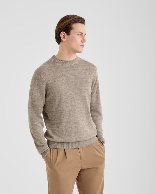 Crewneck BEIGE | Filippo De Laurentiis