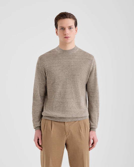 Crewneck BEIGE | Filippo De Laurentiis