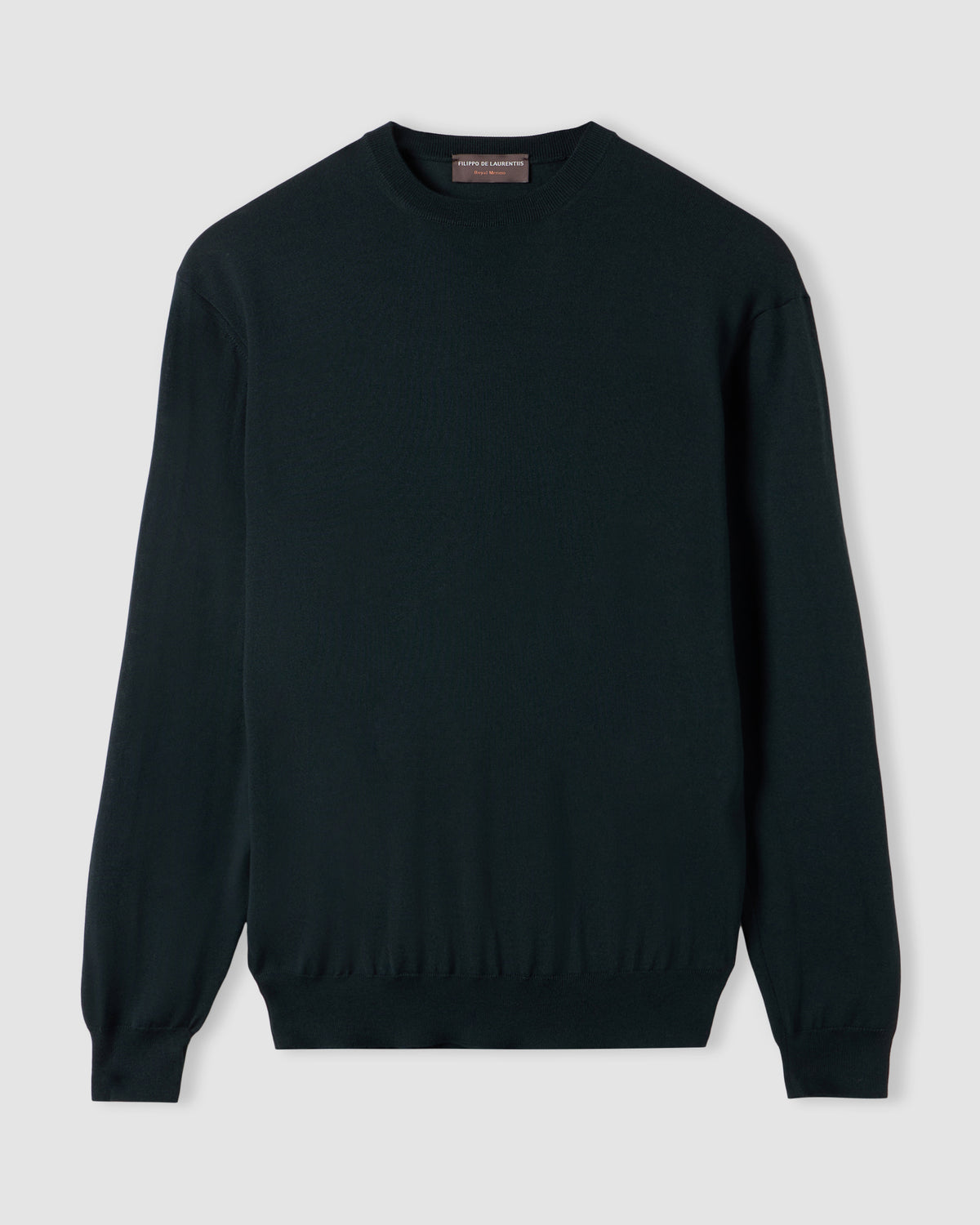 Crewneck sweater Dark green | Filippo De Laurentiis