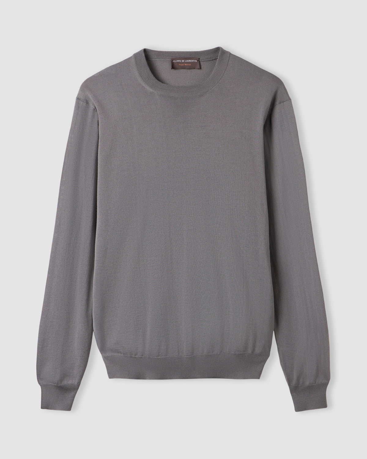 Crewneck sweater Taupe | Filippo De Laurentiis