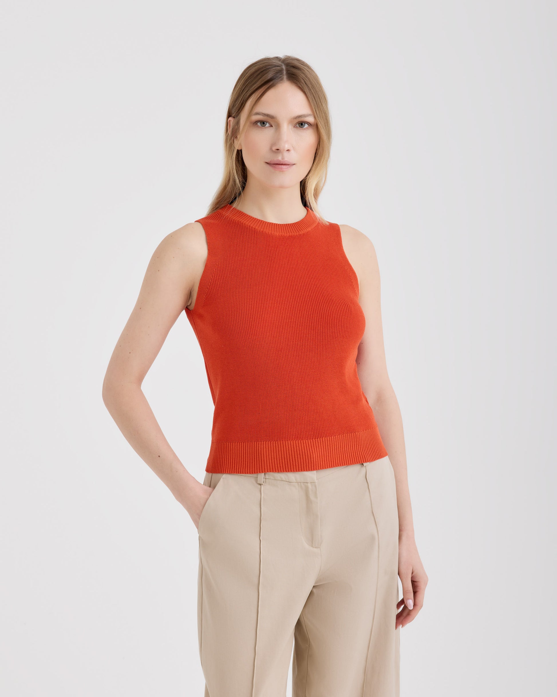 Crewneck ORANGE | Filippo De Laurentiis