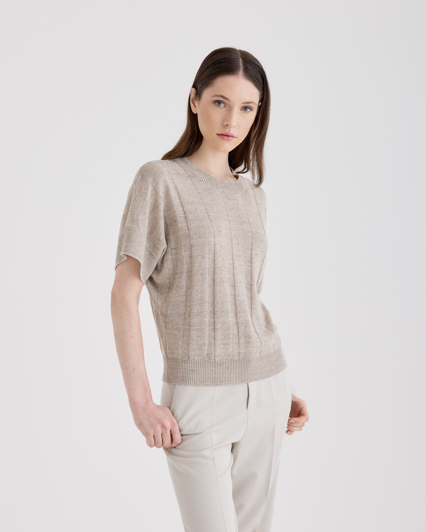 Sleevelees crewneck |242202|