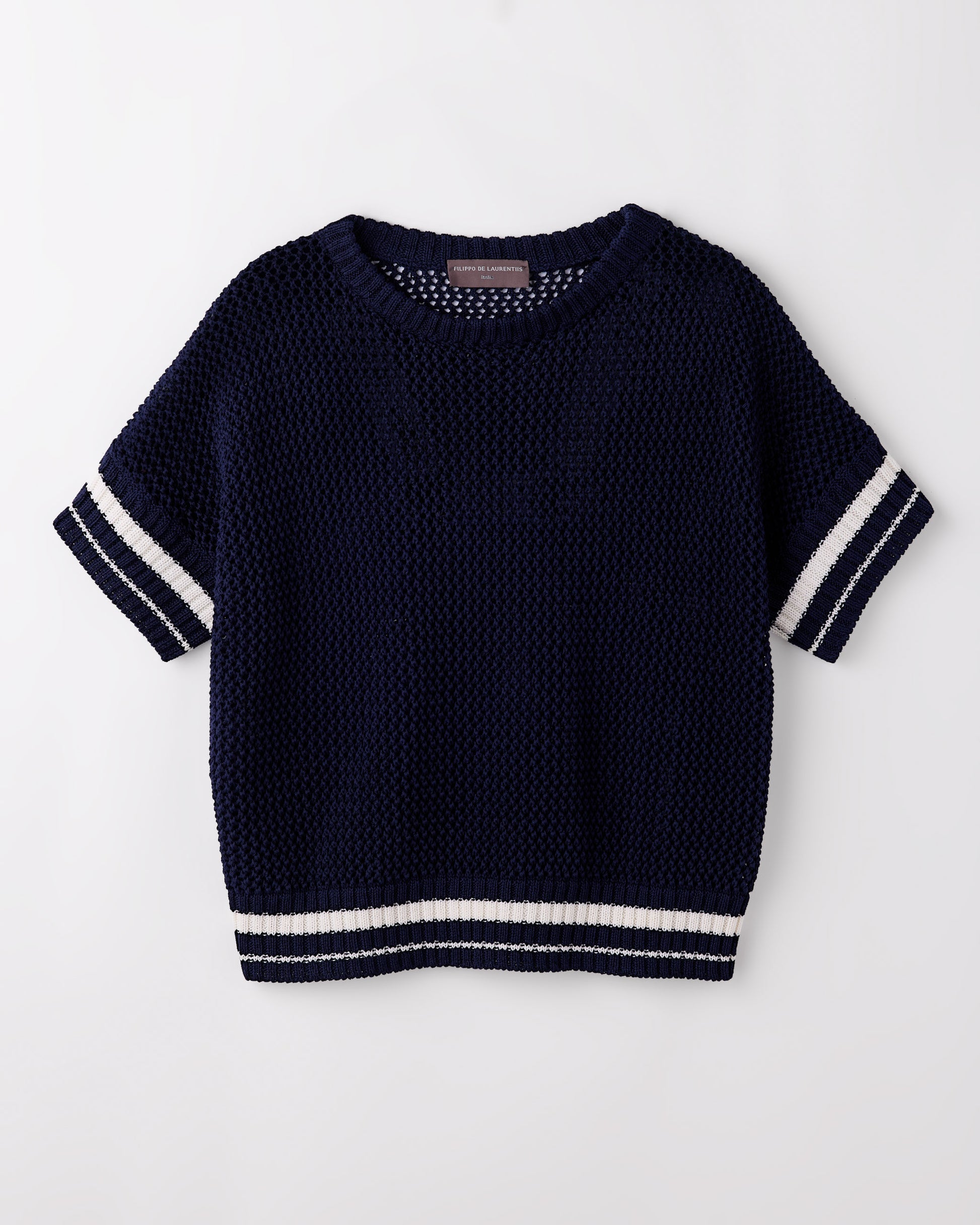 Crewneck CHALK OVERSEAS | Filippo De Laurentiis