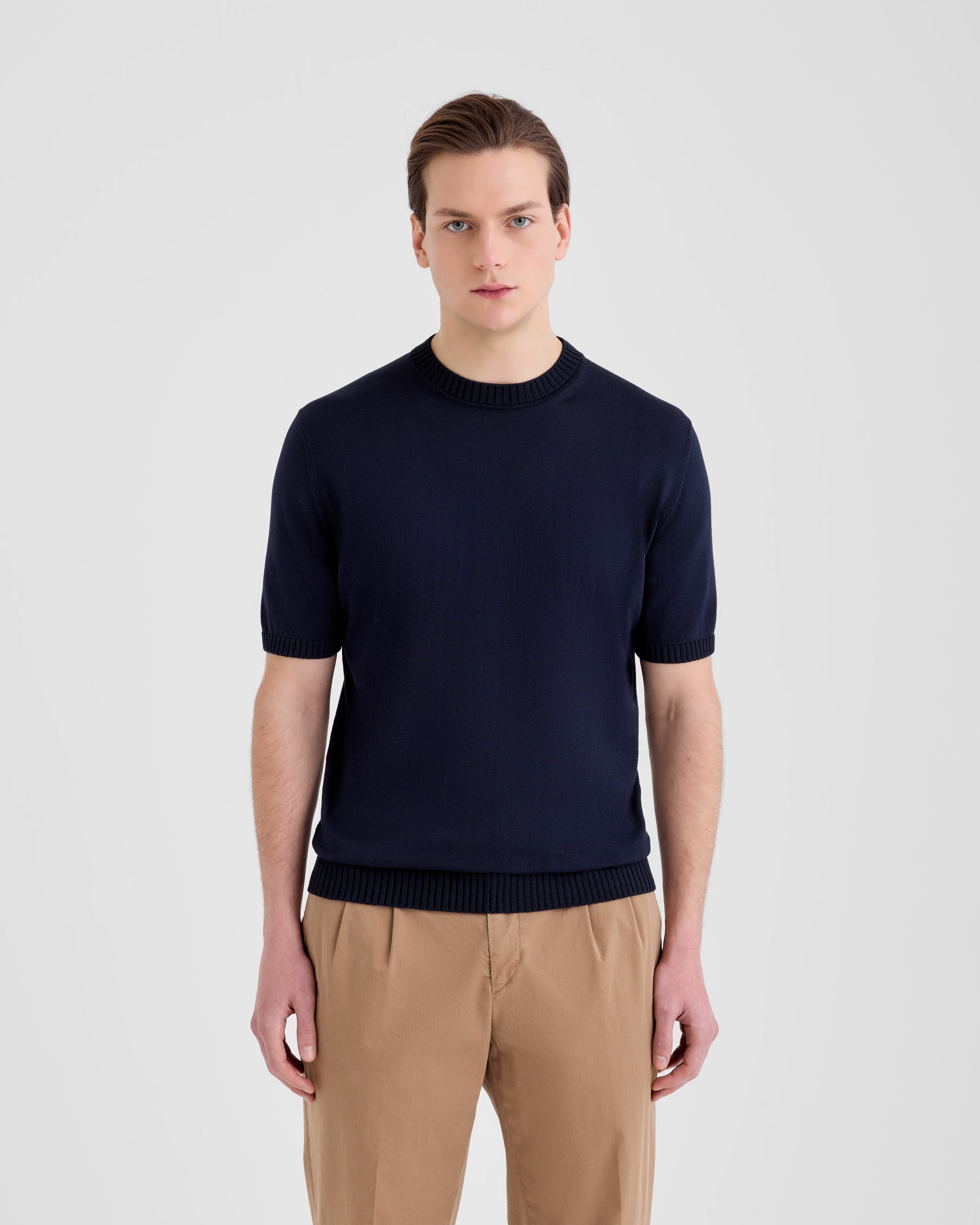 Girocollo Navy | Filippo De Laurentiis