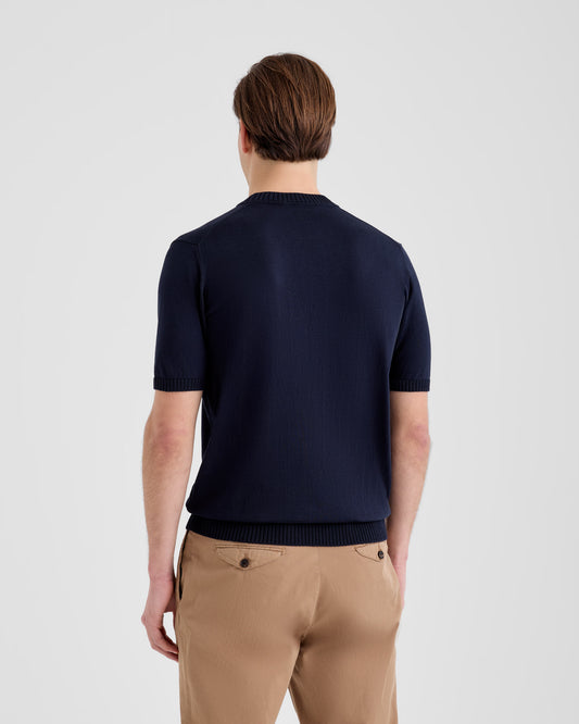 Girocollo Navy | Filippo De Laurentiis