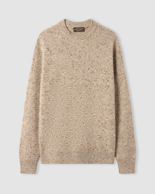 Girocollo manica lunga Beige | Filippo De Laurentiis