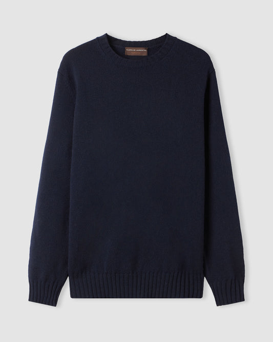 Girocollo manica lunga Blu Navy | Filippo De Laurentiis