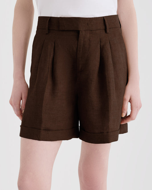 Bermuda con pinces Testa di moro | Filippo De Laurentiis