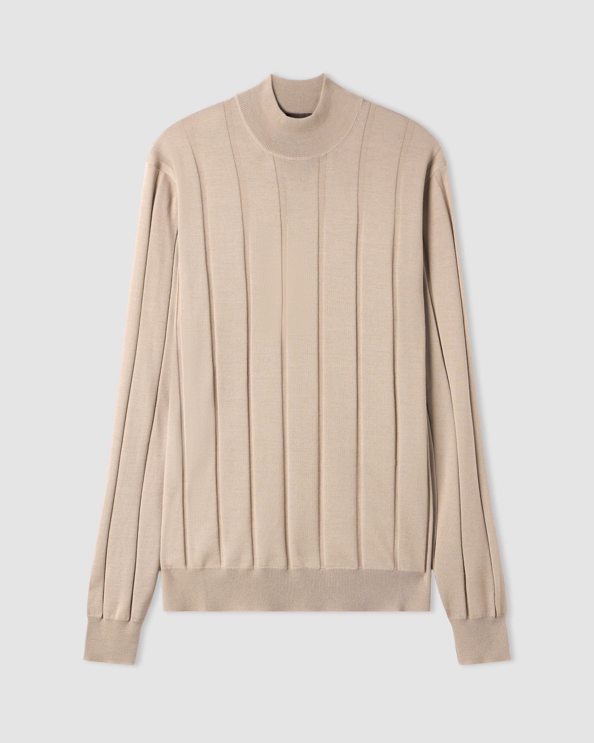 Mockneck sweater Tortora | Filippo De Laurentiis