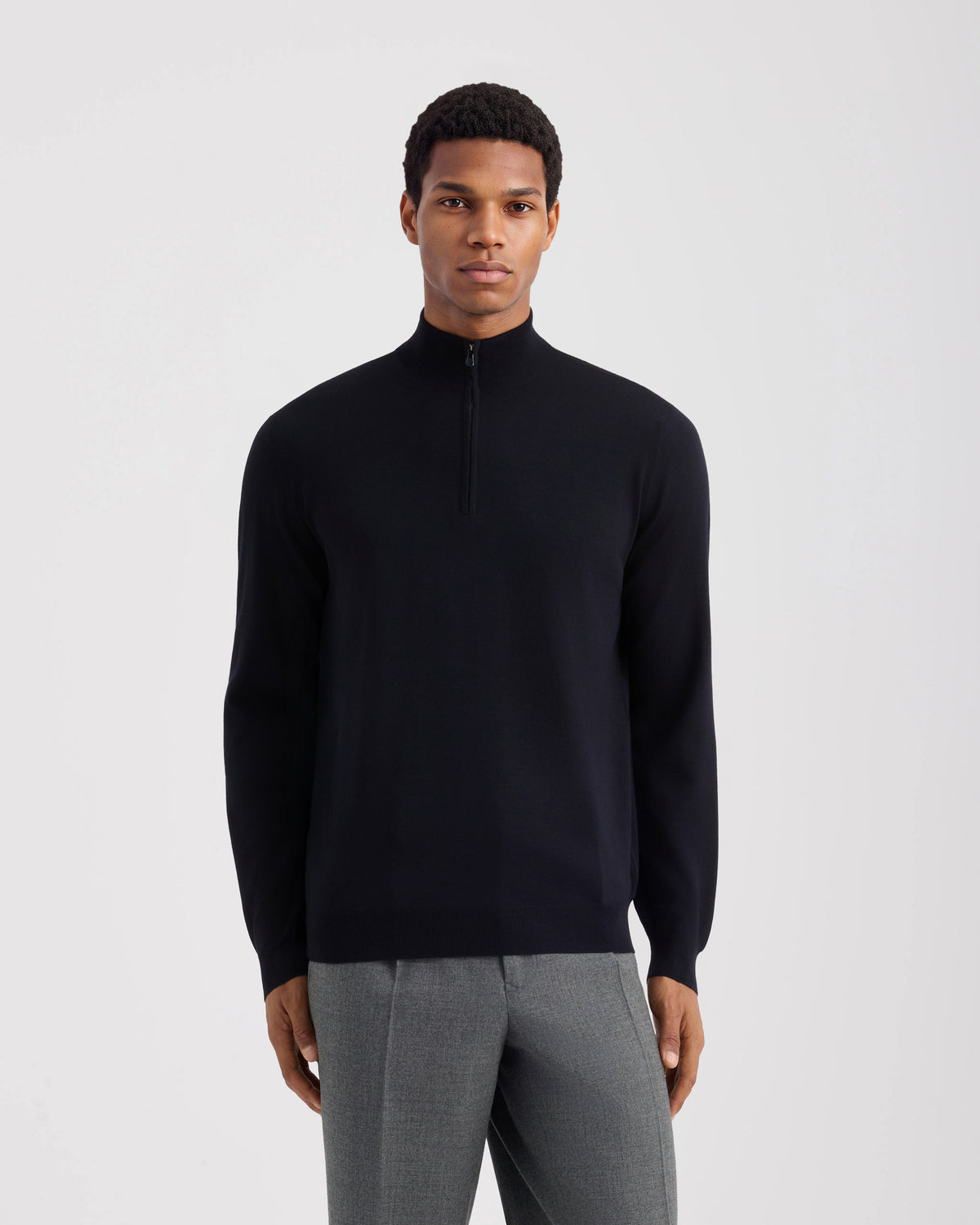 Half-zip sweater