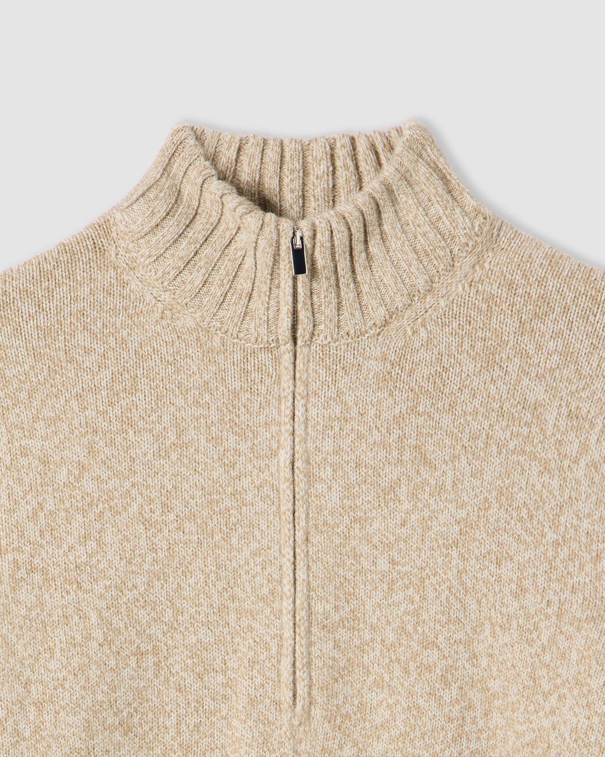 Long-sleeved half-zip sweater |1521308|