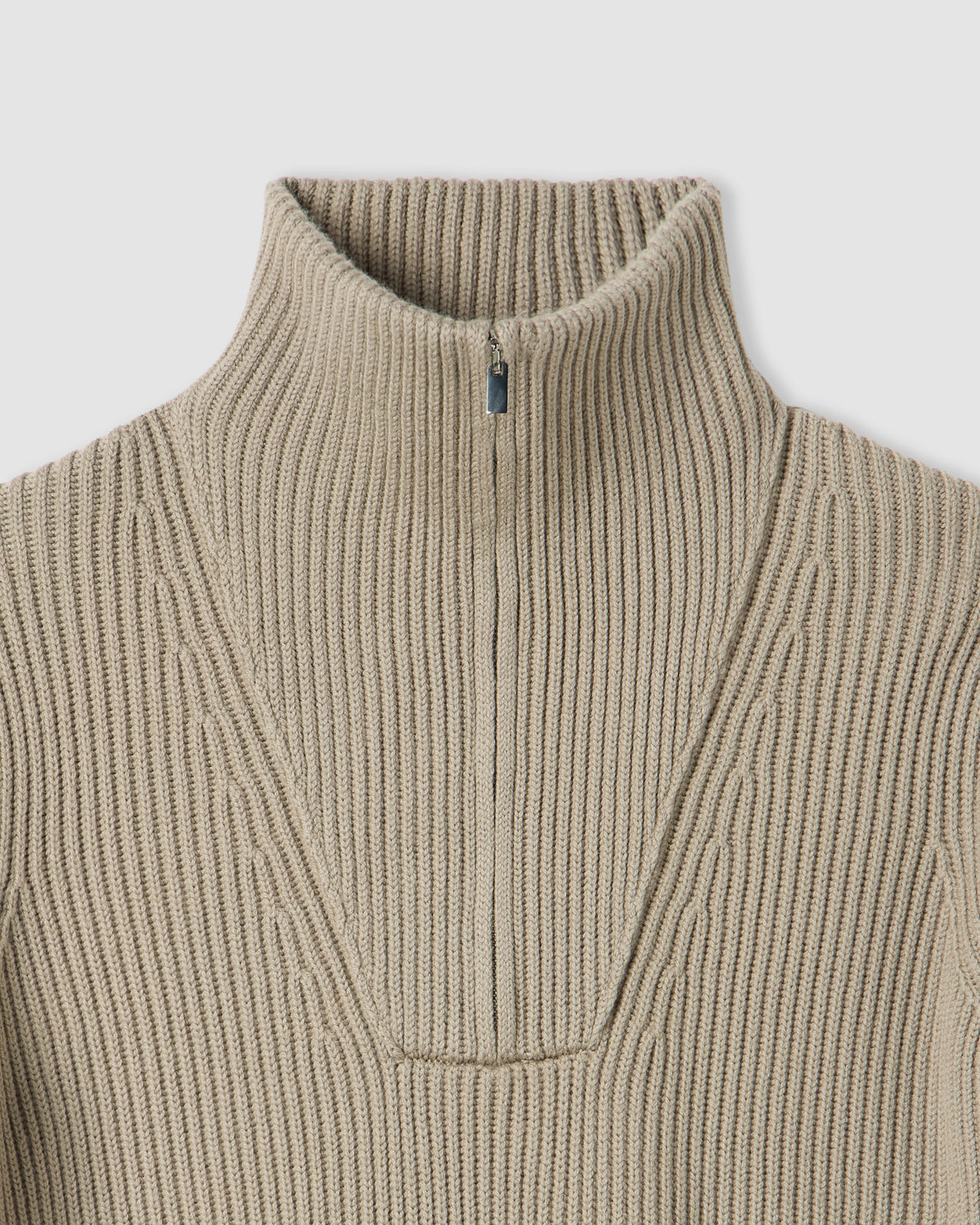 Long-sleeved half-zip sweater |1521312|