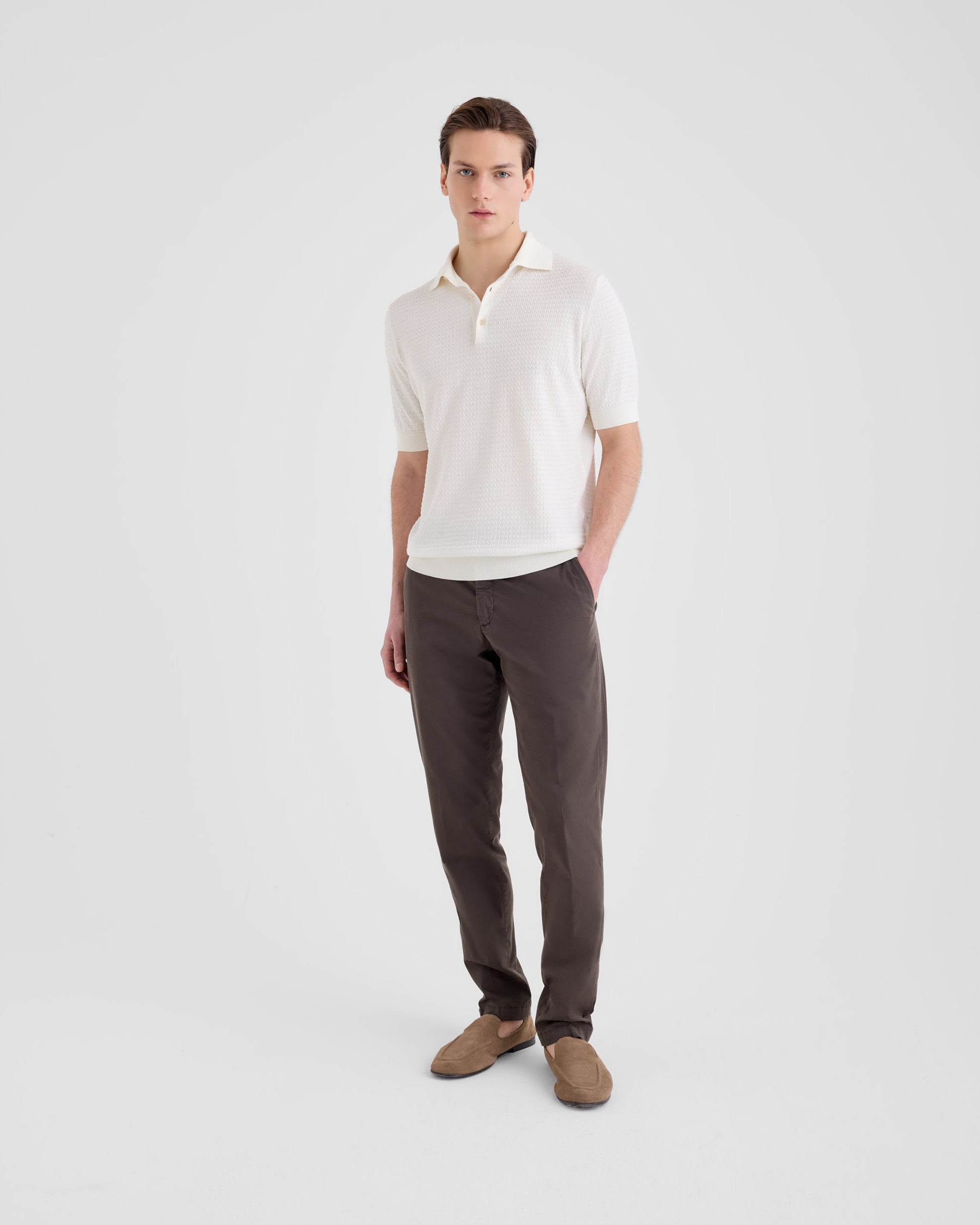 Chino trousers BROWN | Filippo De Laurentiis