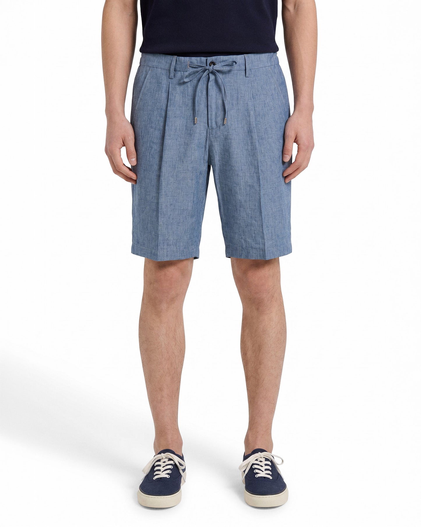 Pleated bermuda shorts |409131|