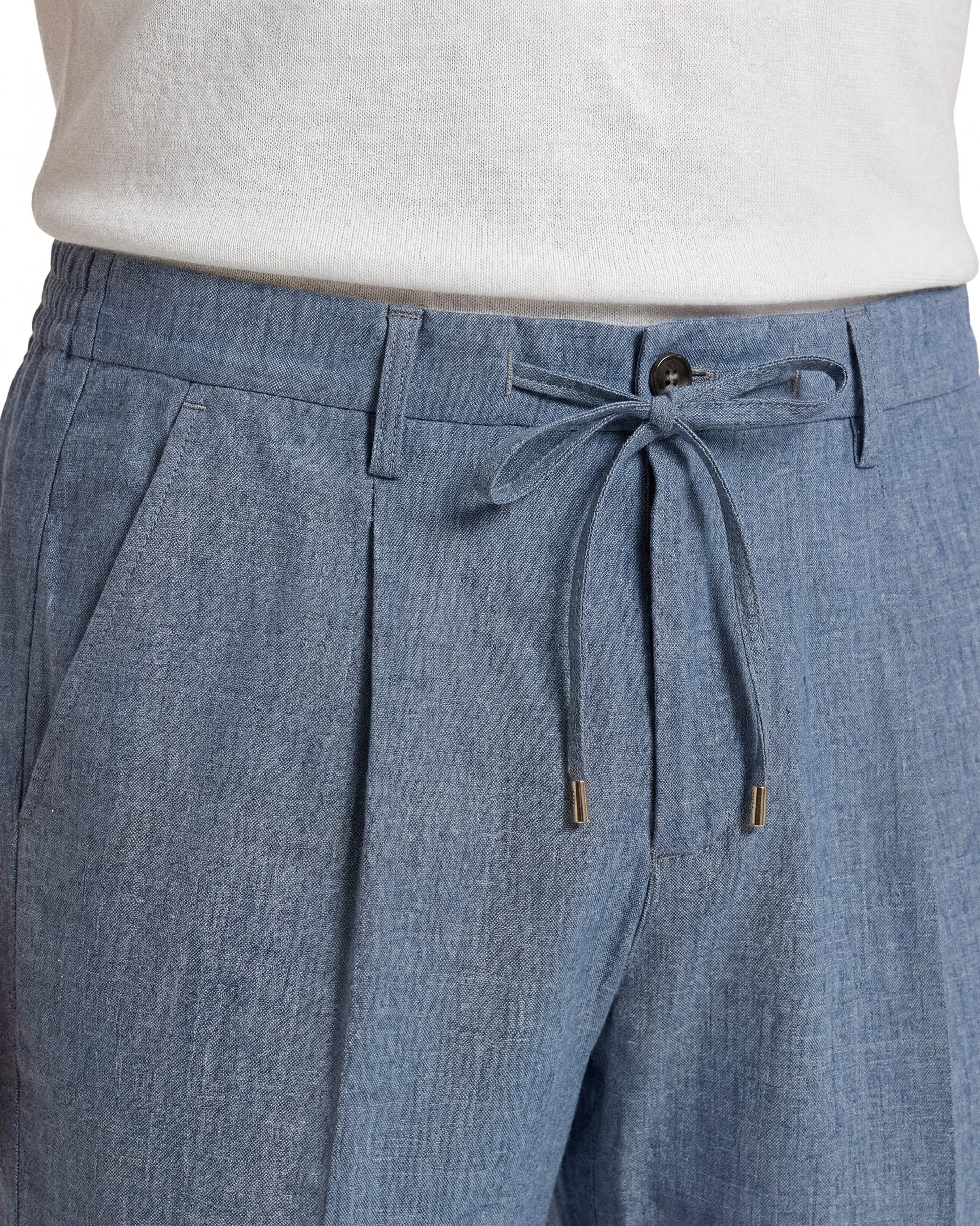 Pleated bermuda shorts carta da zucchero | Filippo De Laurentiis