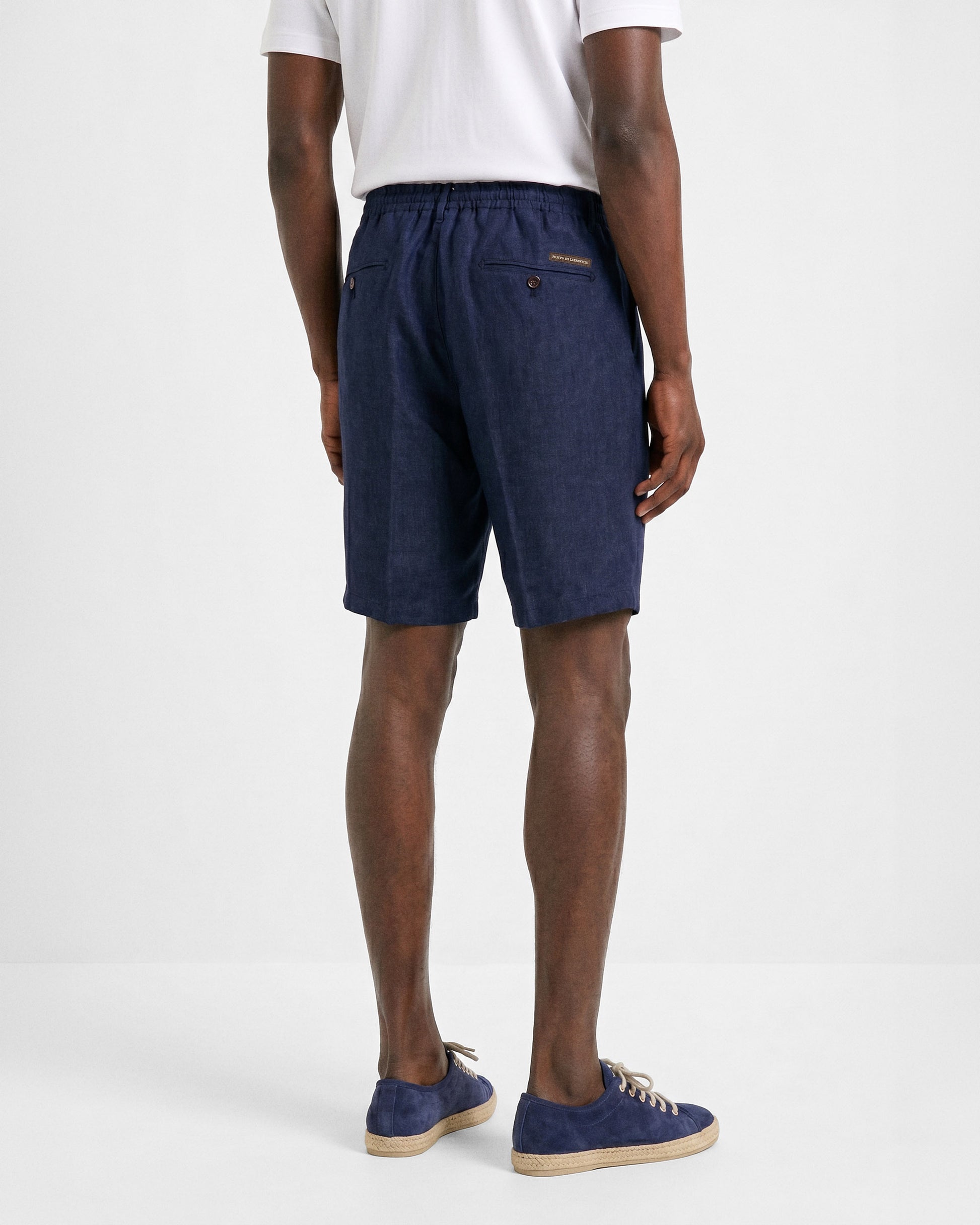 Bermuda con pinces Blu navy | Filippo De Laurentiis