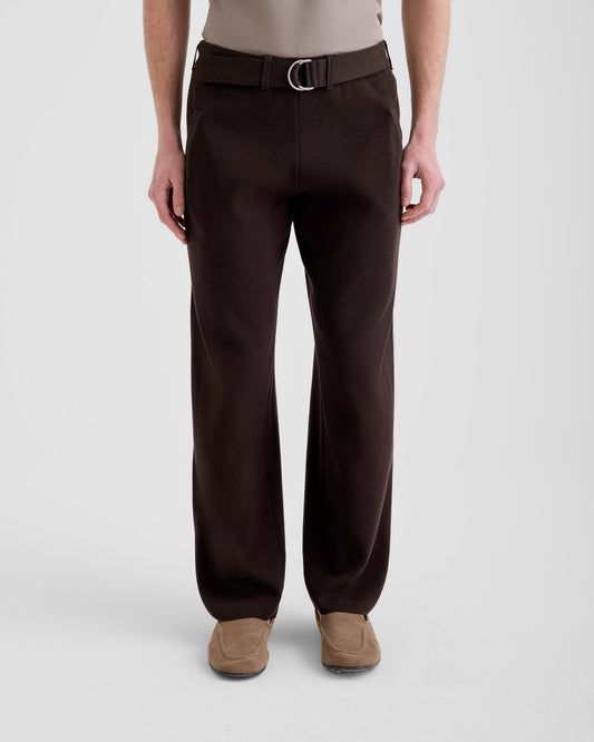 Pantalone largo Marrone | Filippo De Laurentiis