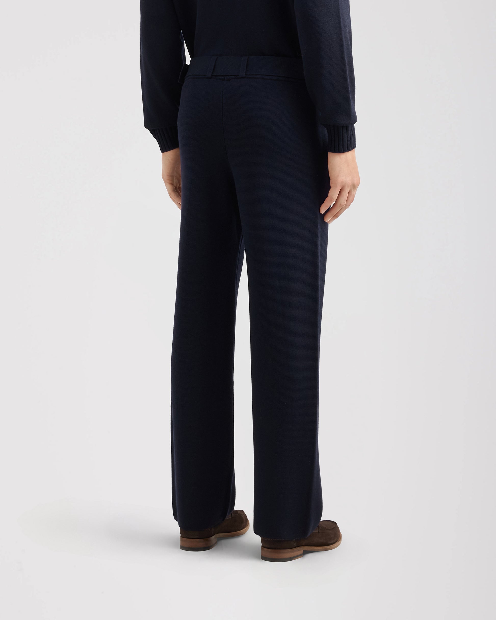 Pantalone largo Blu Navy | Filippo De Laurentiis