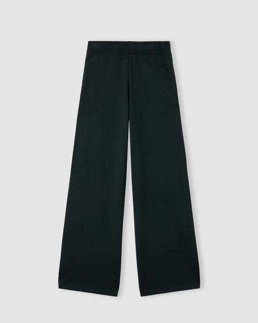 Palazzo trousers DARK GREEN | Filippo De Laurentiis