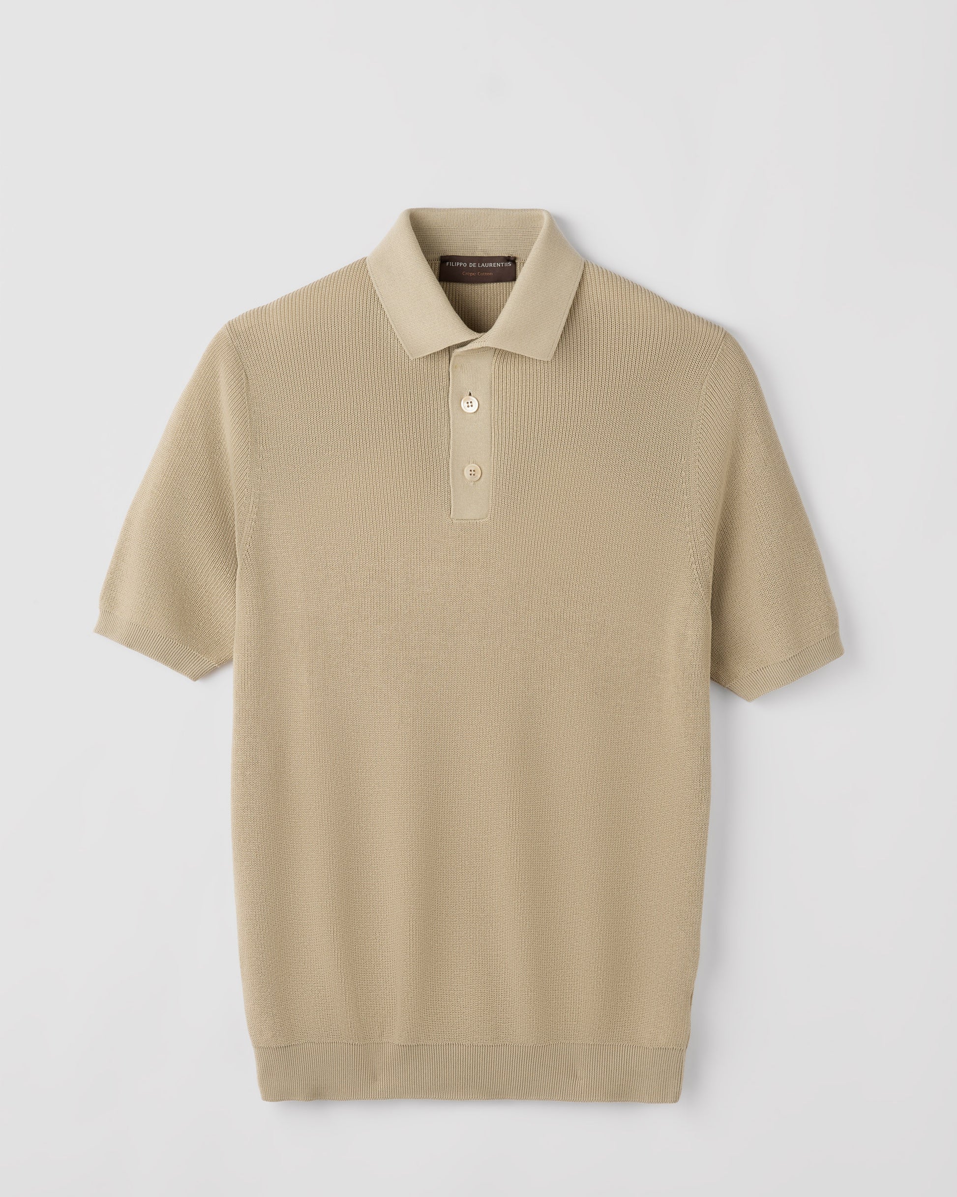 Polo shirt SAND | Filippo De Laurentiis