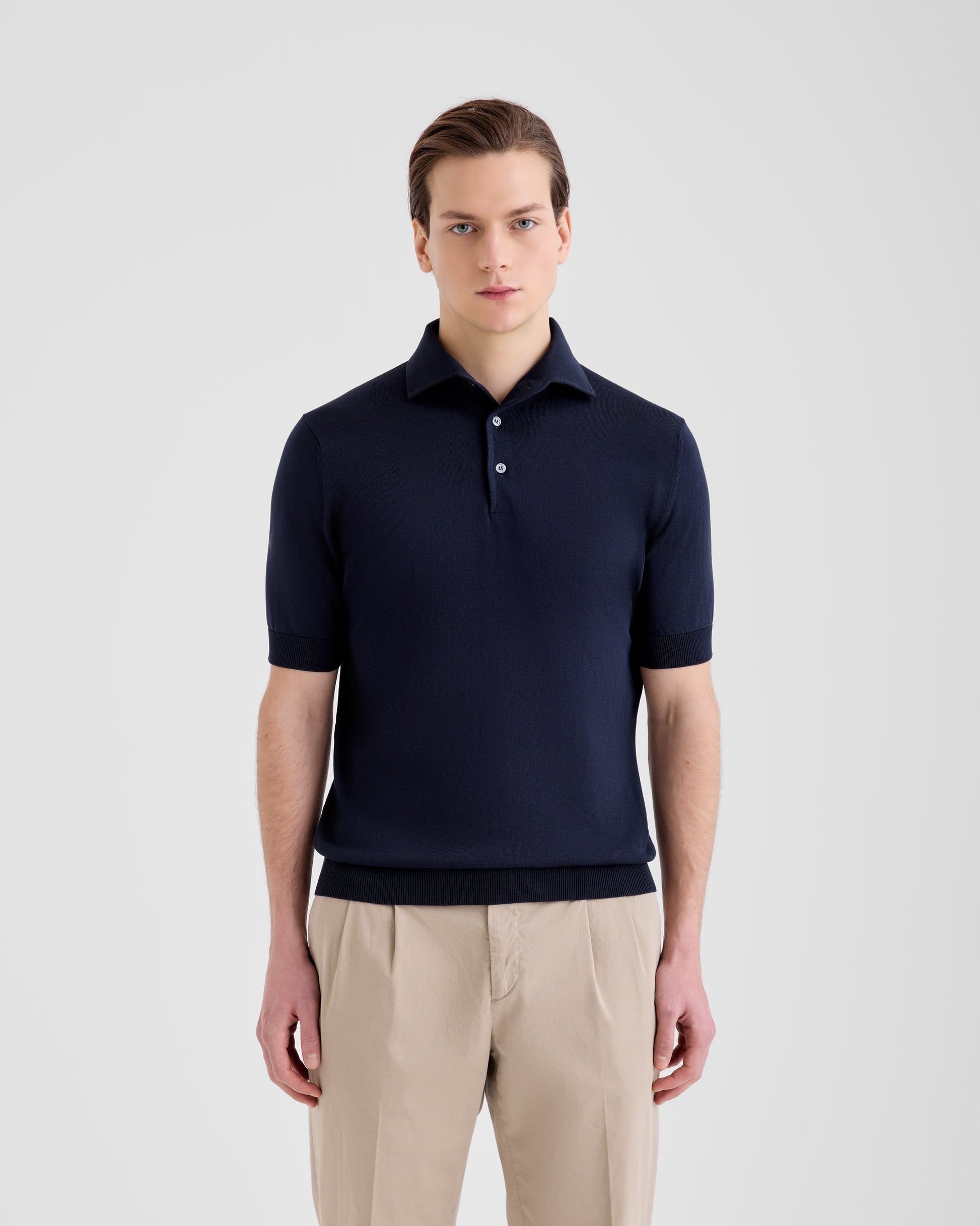 Maglia a polo Navy | Filippo De Laurentiis
