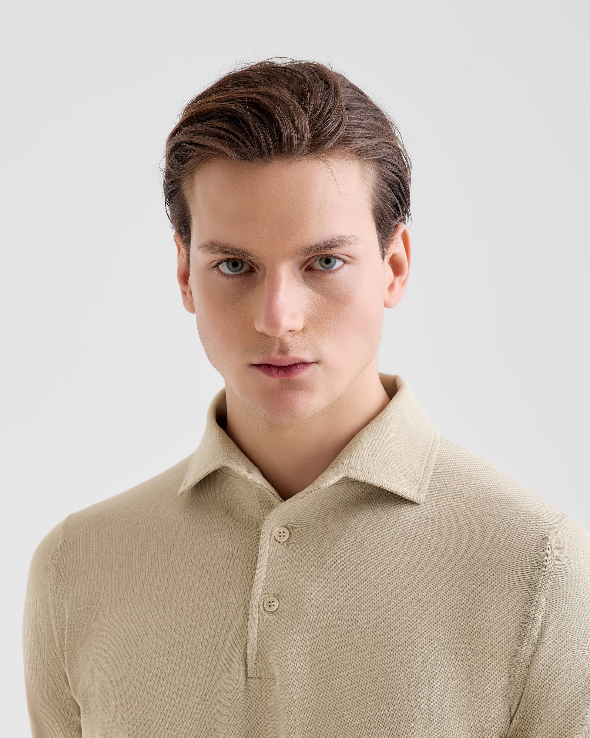 Maglia a polo Sabbia | Filippo De Laurentiis