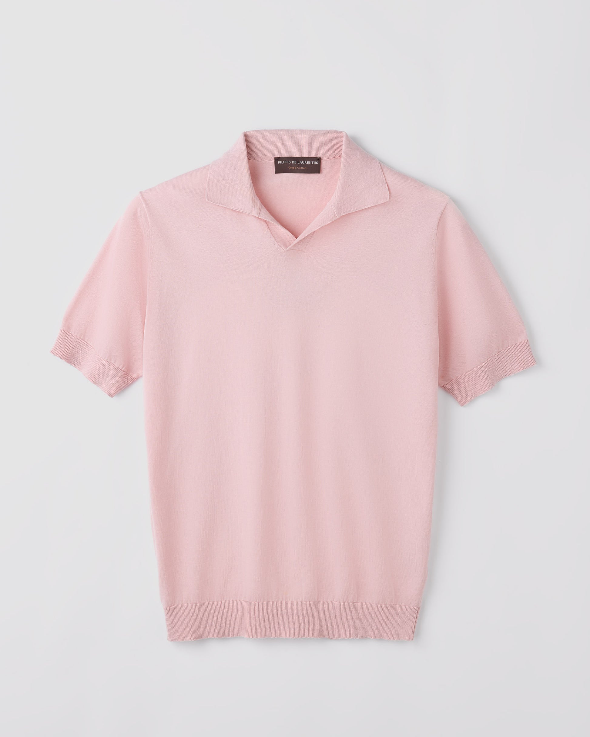 Skipper polo shirt BABY PINK | Filippo De Laurentiis