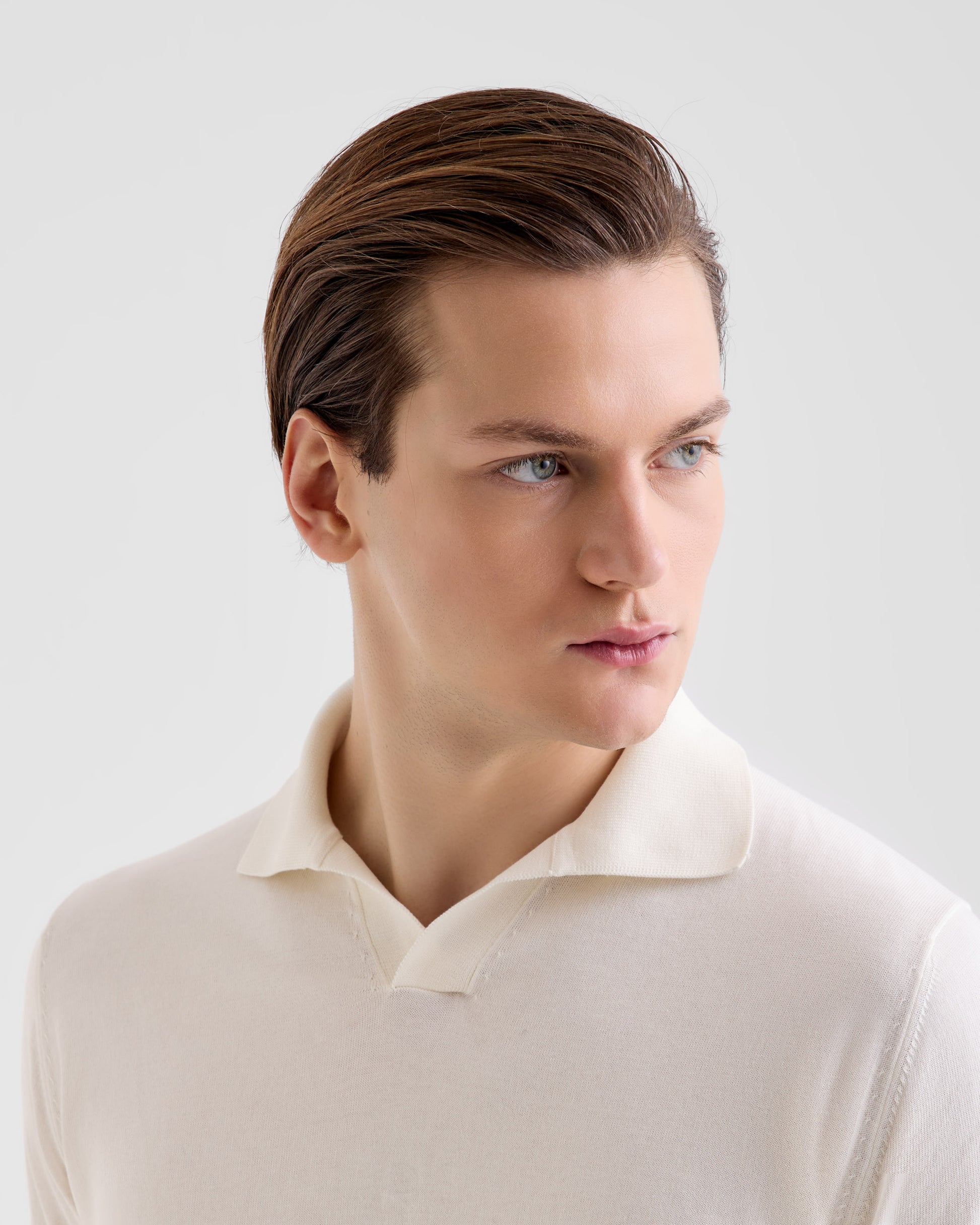 Polo skipper Latte | Filippo De Laurentiis