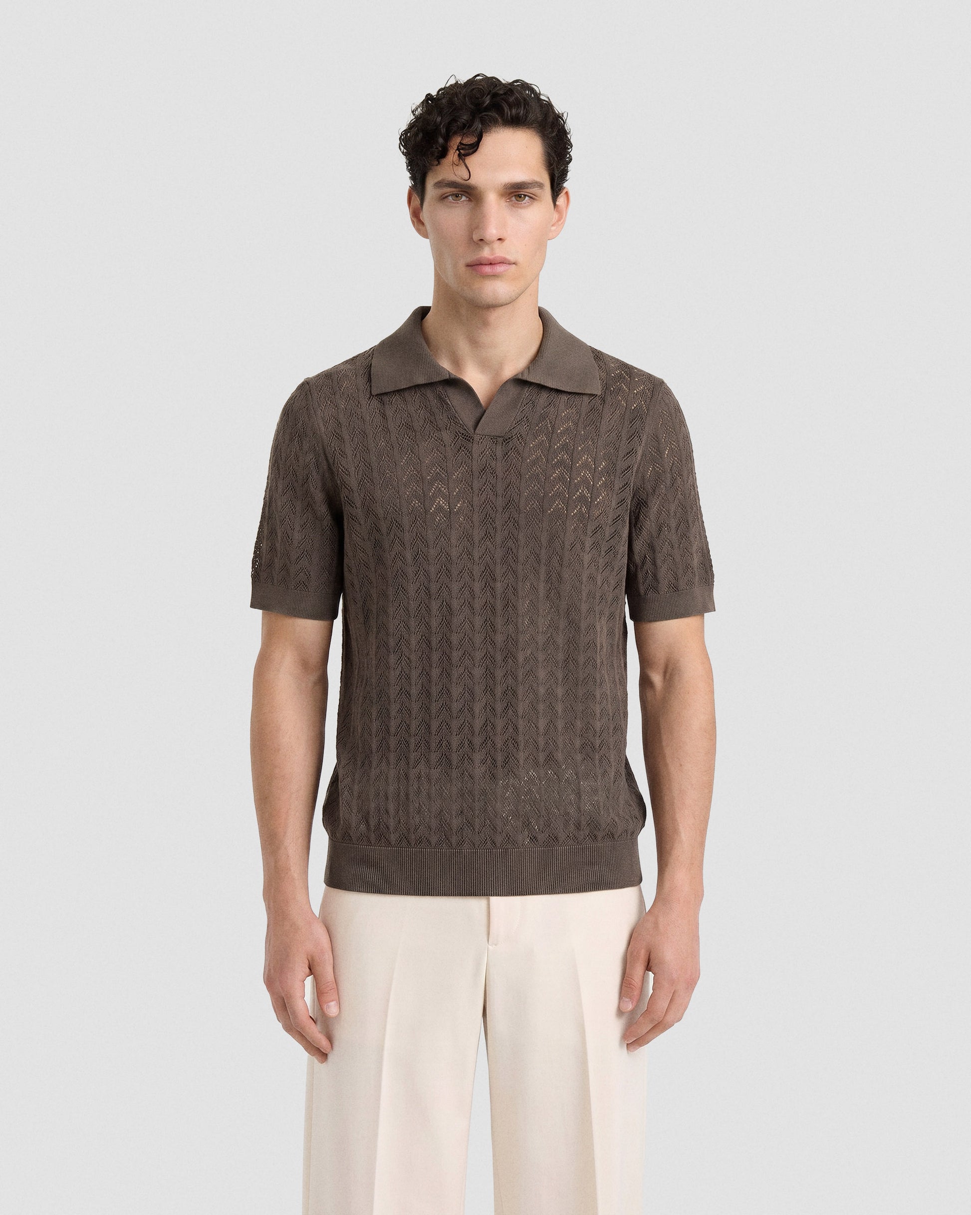 Skipper polo crochet  OIL | Filippo De Laurentiis