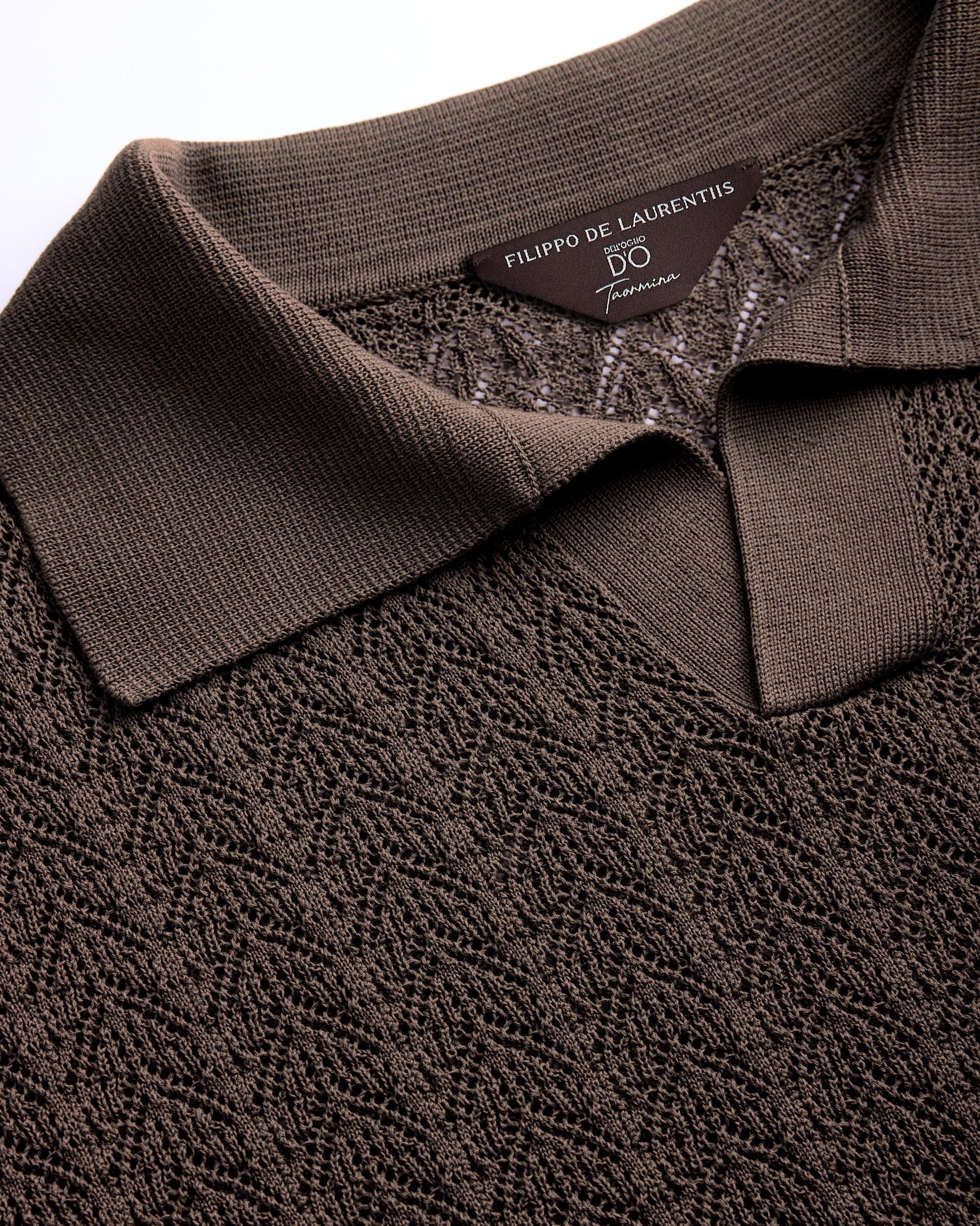 Skipper polo crochet  OIL | Filippo De Laurentiis