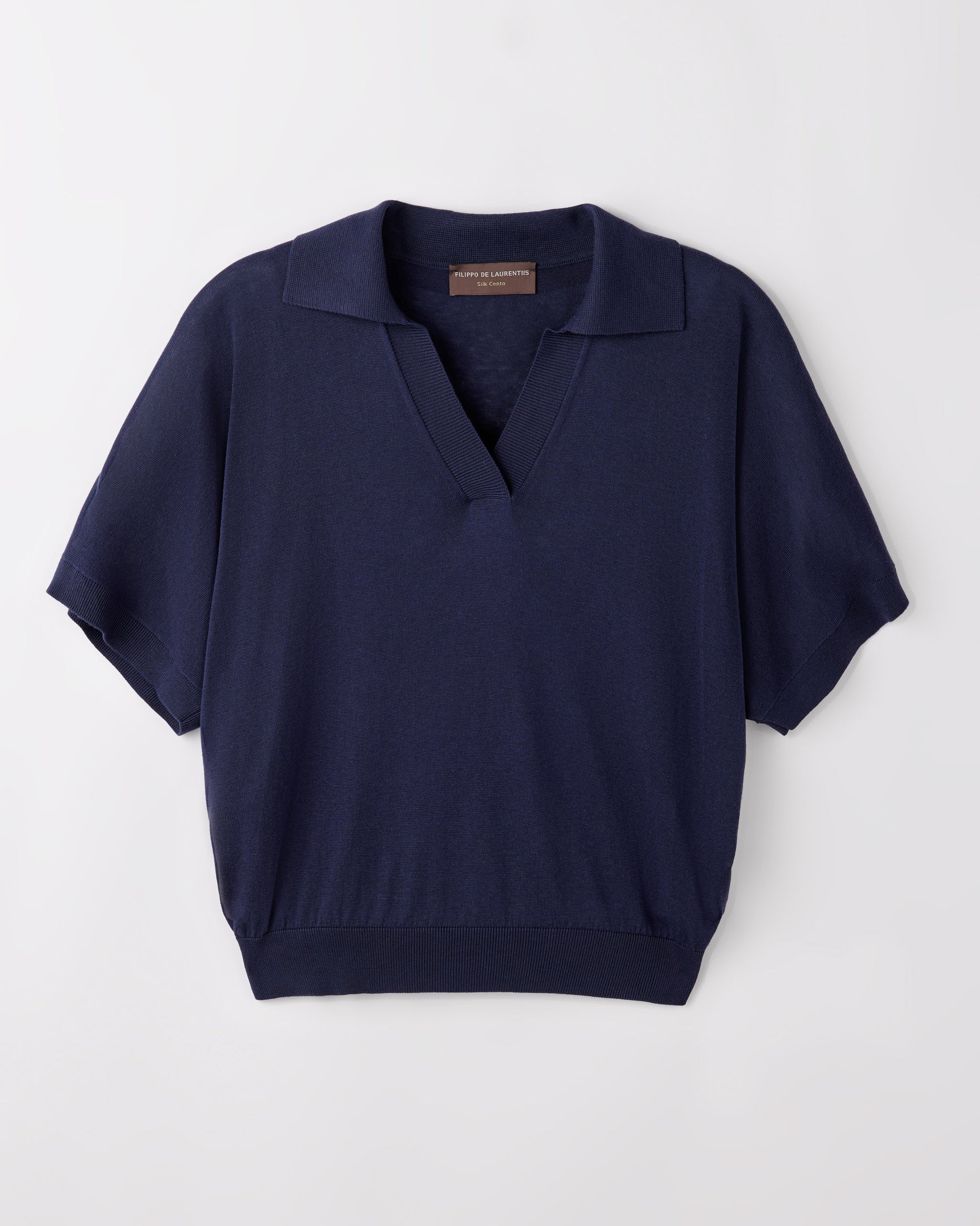 Skipper polo shirt INDIGO BLUE | Filippo De Laurentiis