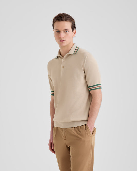 Maglia a polo Corda - Verde | Filippo De Laurentiis