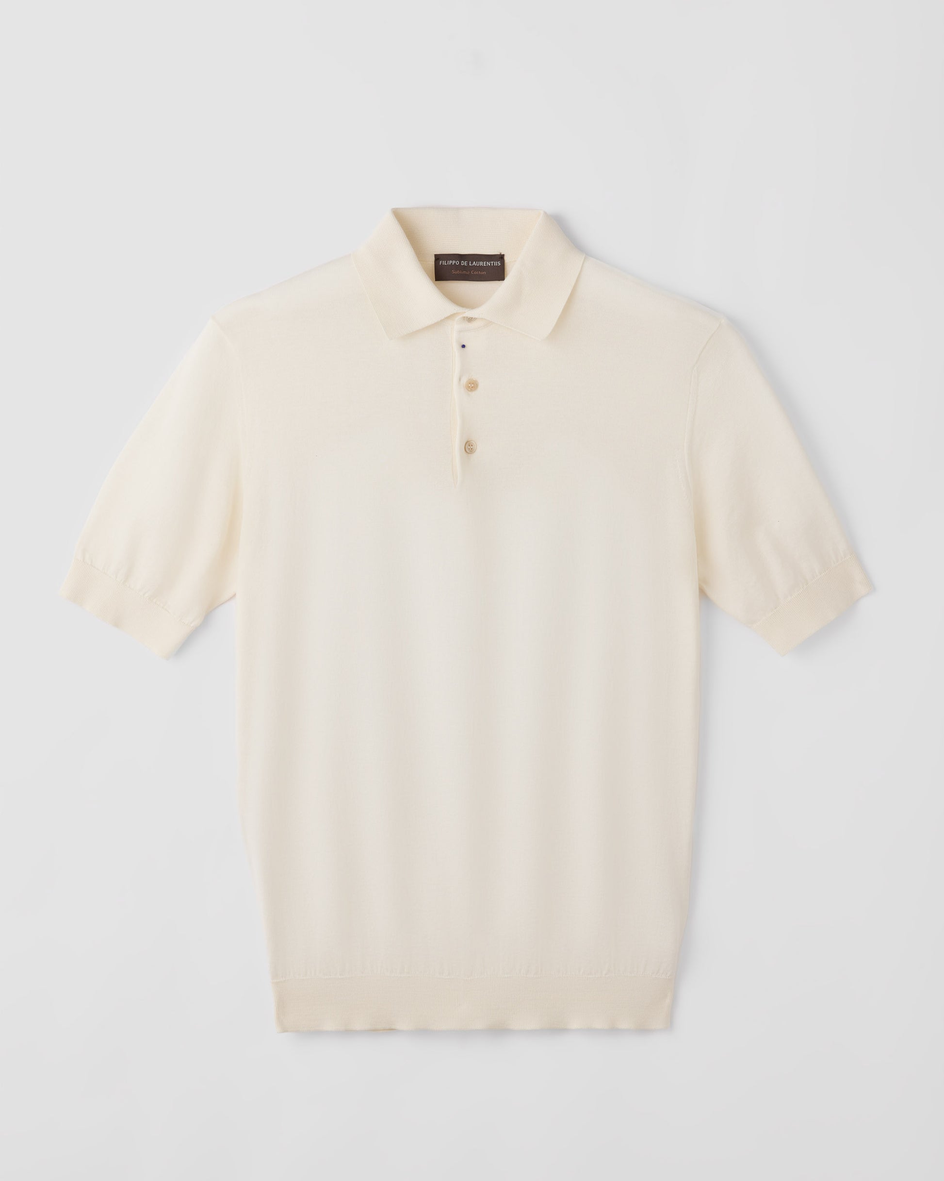 Polo shirt MILK | Filippo De Laurentiis