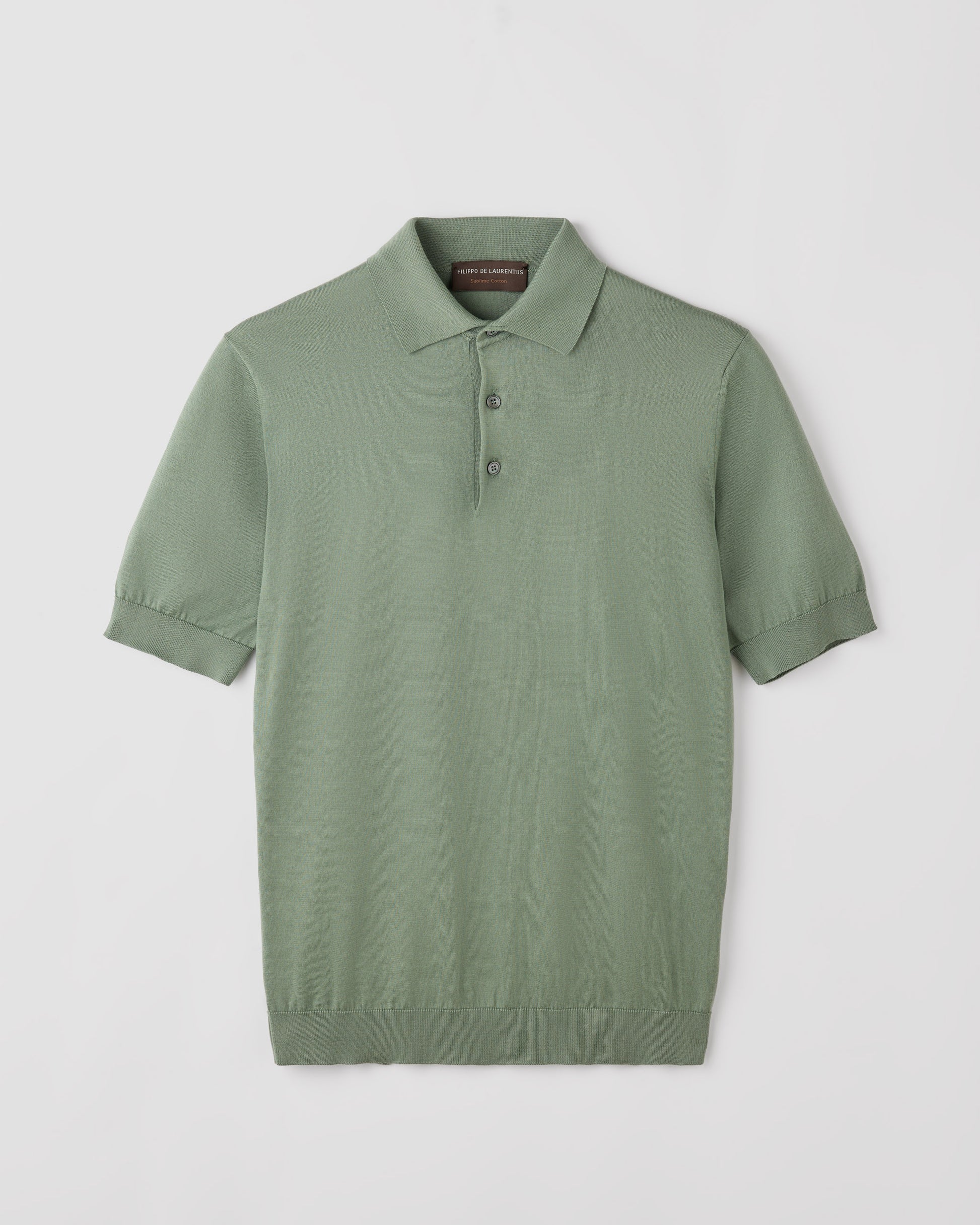 Polo shirt SAGE | Filippo De Laurentiis