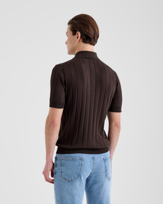 Maglia a polo Marrone | Filippo De Laurentiis