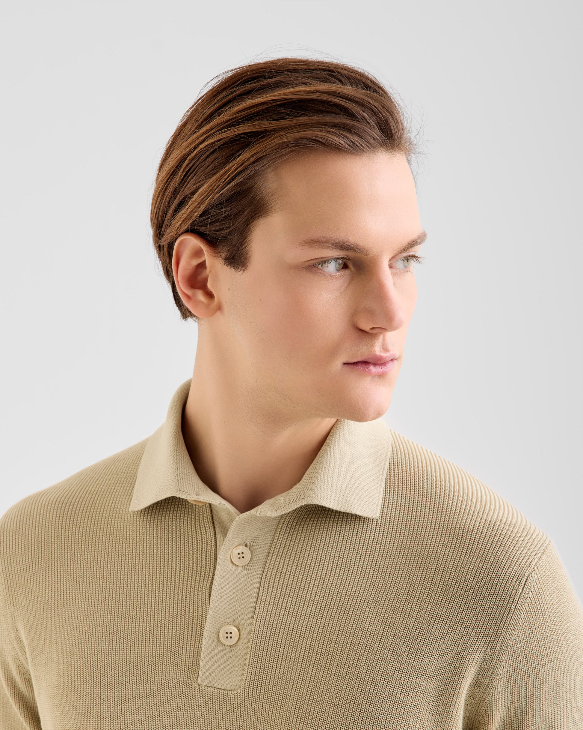 Maglia a polo Sabbia | Filippo De Laurentiis