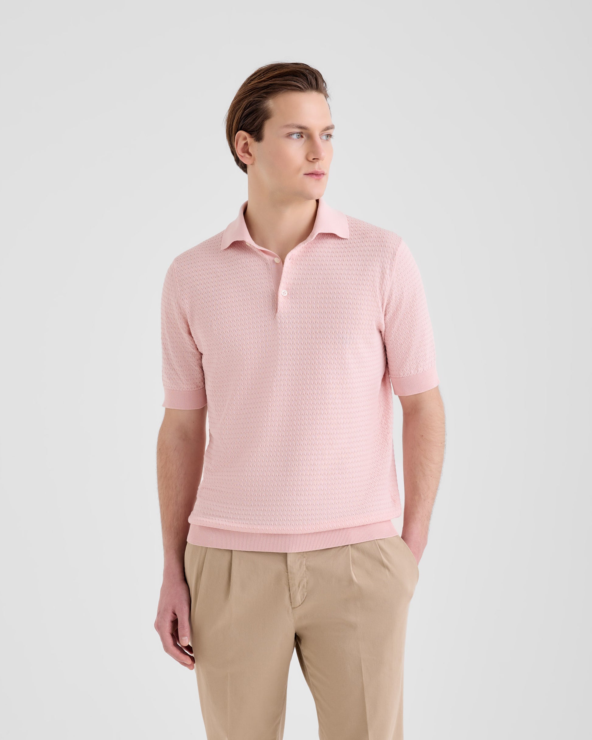 Maglia a polo Rosa baby | Filippo De Laurentiis