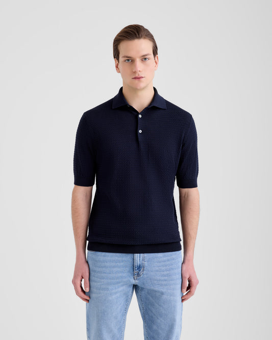 Polo shirt NAVY BLUE | Filippo De Laurentiis