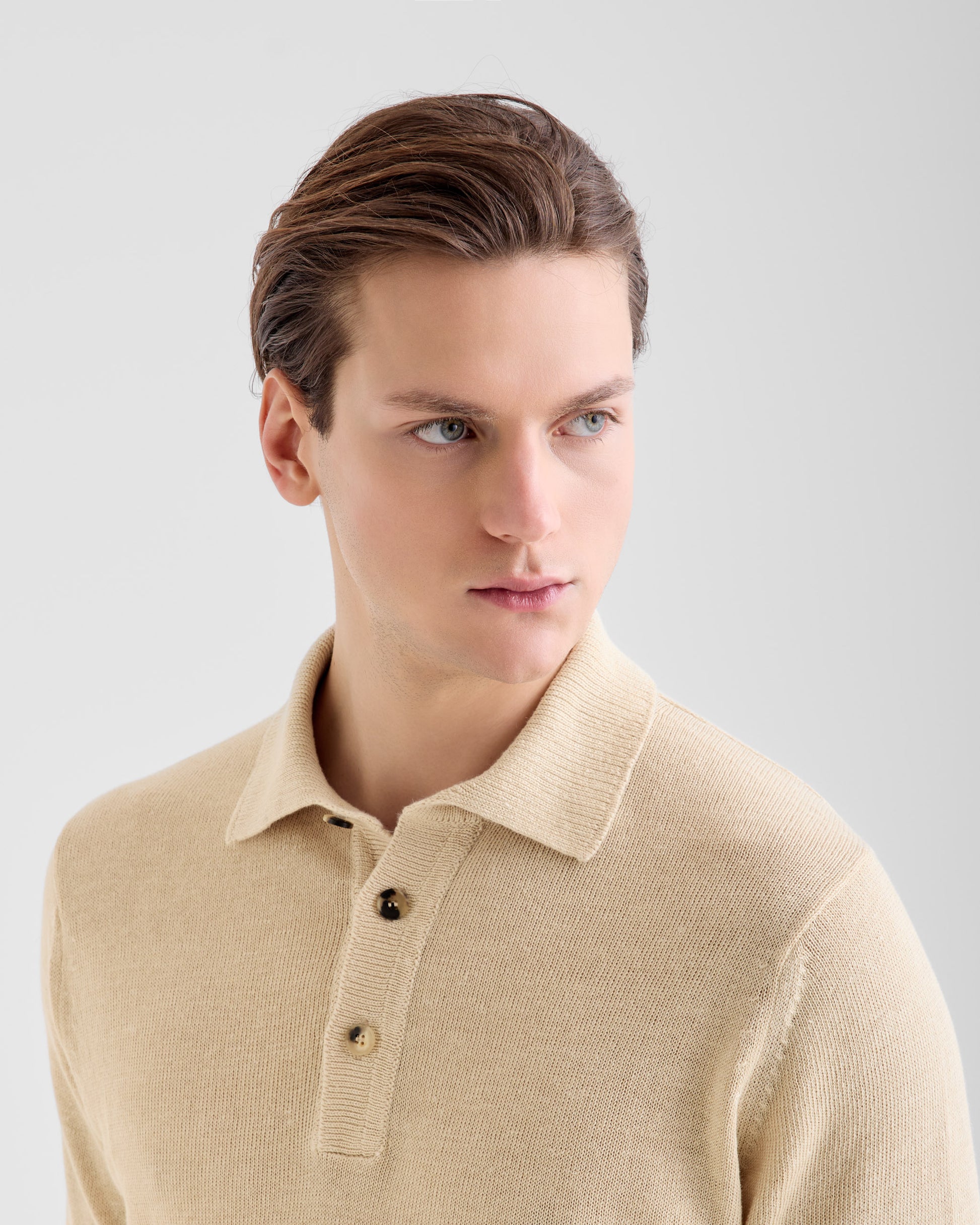 Maglia a polo Beige chiaro | Filippo De Laurentiis