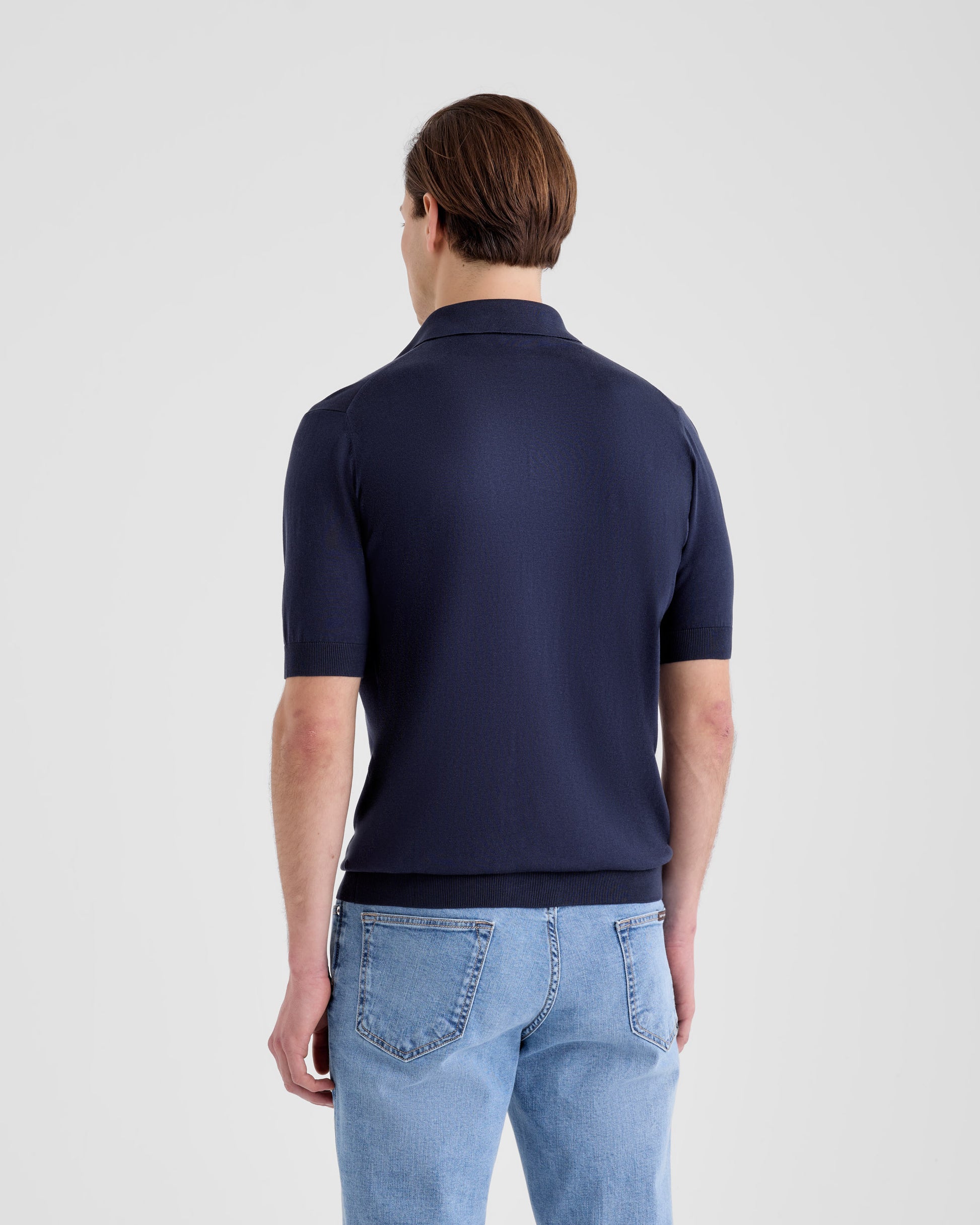Maglia a polo Navy | Filippo De Laurentiis
