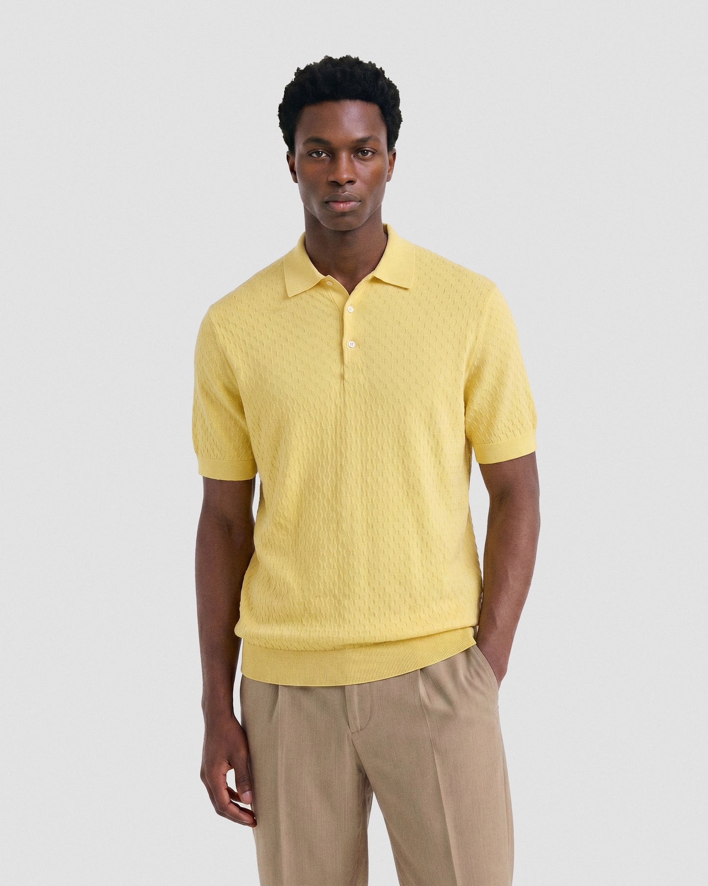 Short sleeve polo sweater |409136|