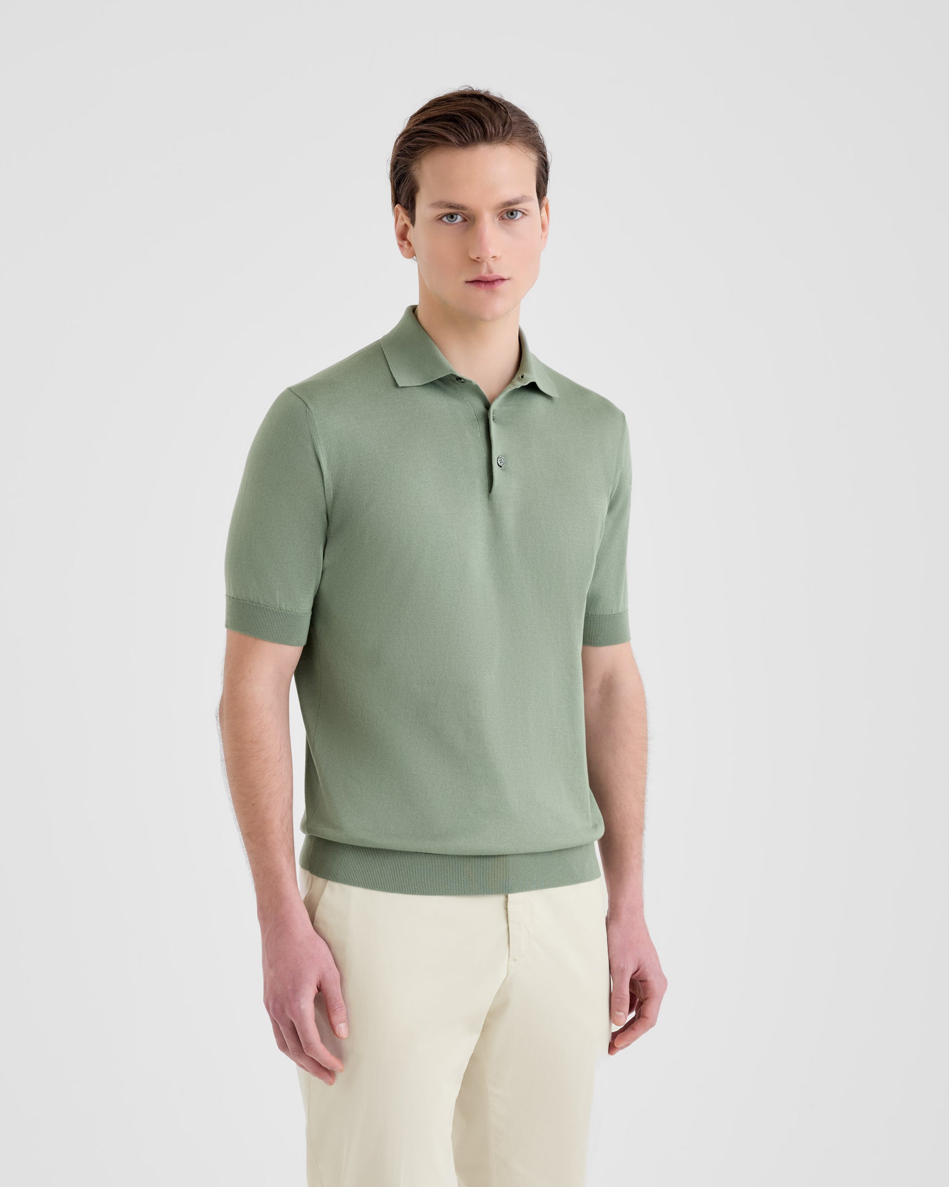 Maglia a polo Salvia | Filippo De Laurentiis