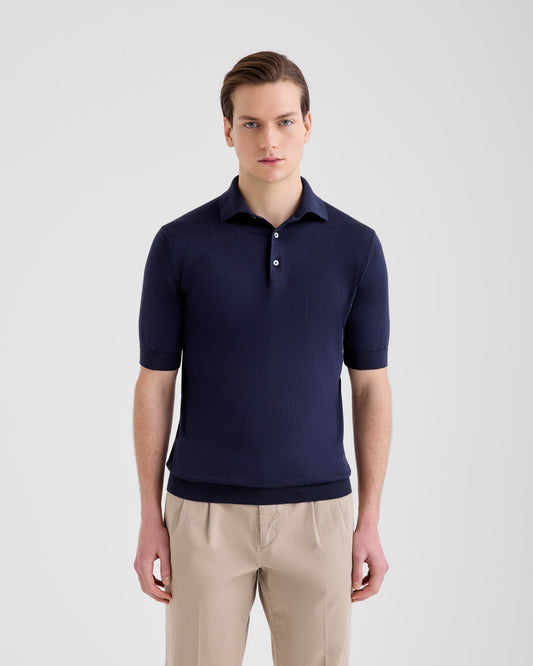 Polo shirt NAVY BLUE | Filippo De Laurentiis